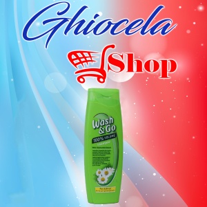 Șampon- 400ml- Wash & Go pentru păr lipsit de strălucire