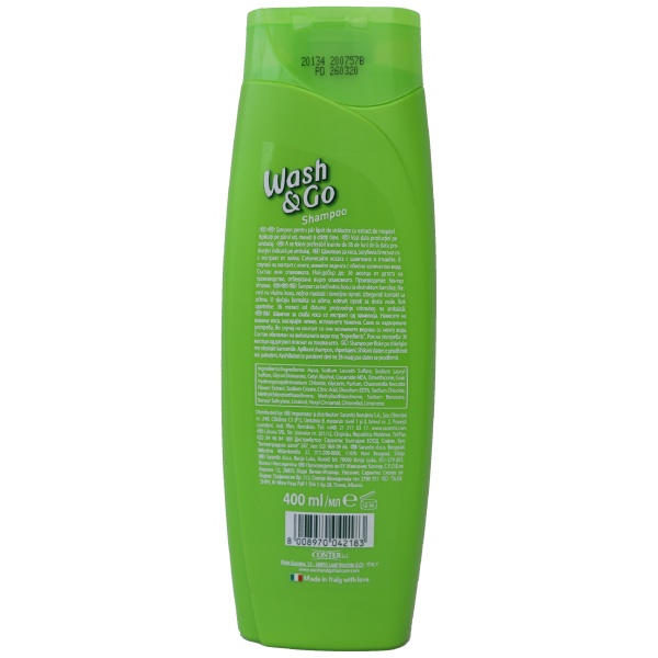 Șampon- 400ml- Wash & Go pentru păr lipsit de strălucire - imagine 2