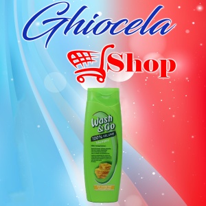 Șampon- 400ml- Wash & Go pentru păr rebel