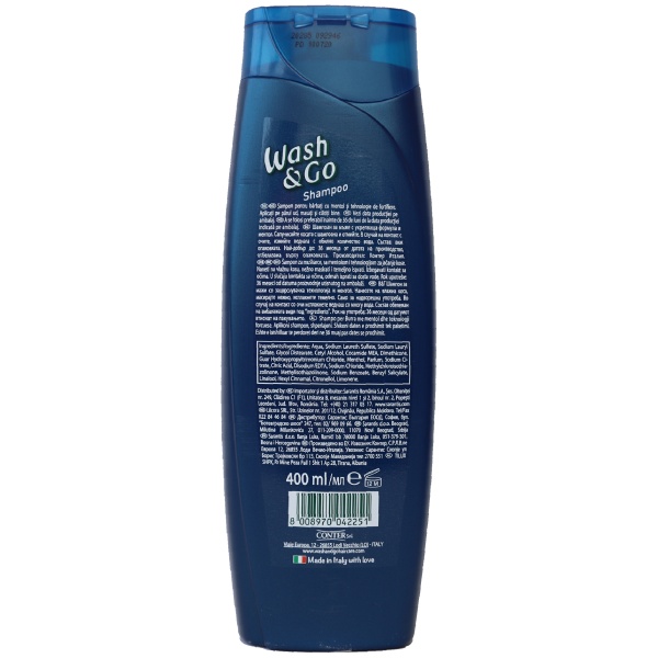 Șampon- 400ml- Wash & Go pentru toate tipurile de păr - imagine 2