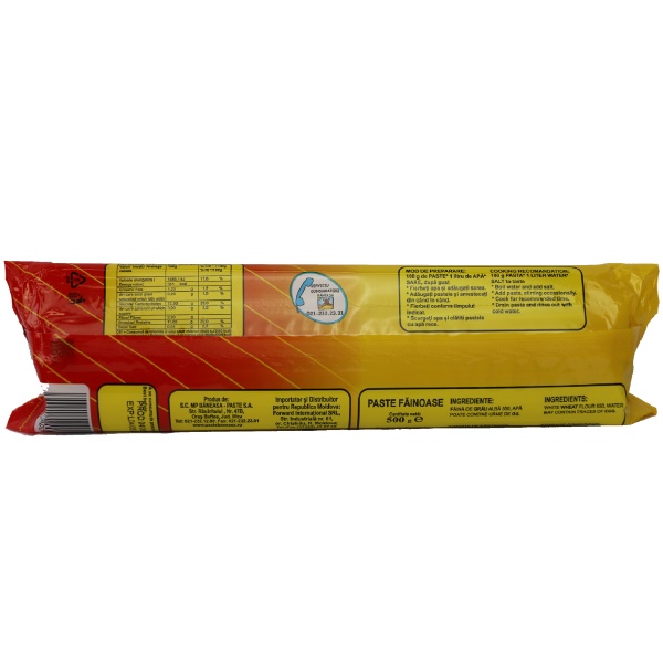 Paste Făinoase Spaghetti BANEASA 500G - imagine 2