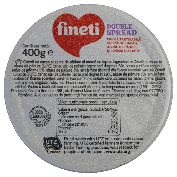 Borcan Fineti- 400g- Double Spread - imagine 2
