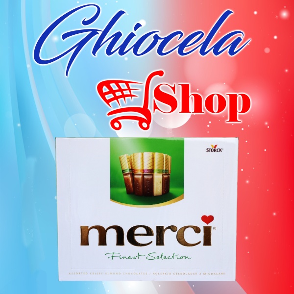 Cutie Bomboane Merci- 250g- Assorted Crispy Almond Chocolates