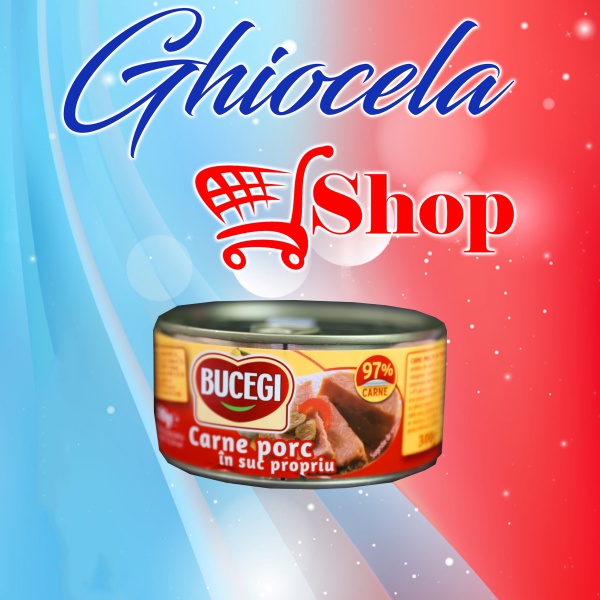 Carne De Porc În Suc Propriu-300 G-Bucegi