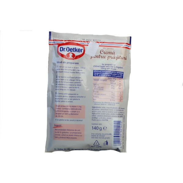Mix Pentru Cremă Prăjituri Cu Gust De Lămâie-Dr.Oetker - imagine 2