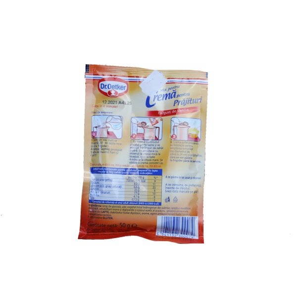Mix Pentru Cremă Prăjituri Cu Gust De Vanilie-Dr.Oetker - imagine 2