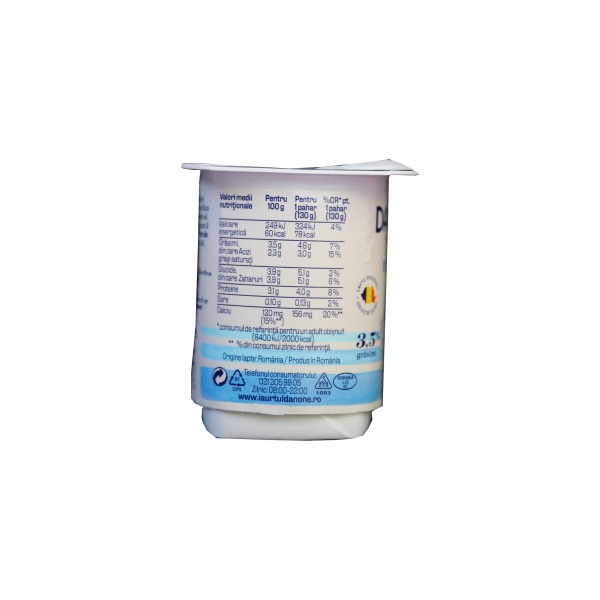 Iaurt-130 G-Danone 3,5% Grăsime - imagine 2