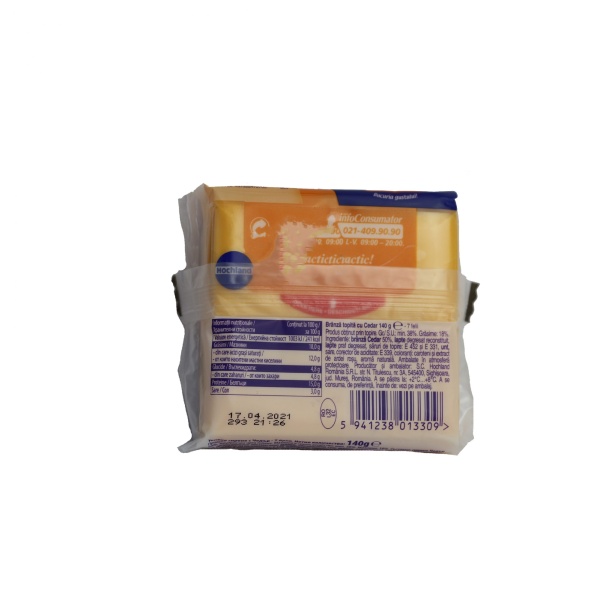 Hochland-Brânză Topită Cheeseburger 7 Felii-140G - imagine 2