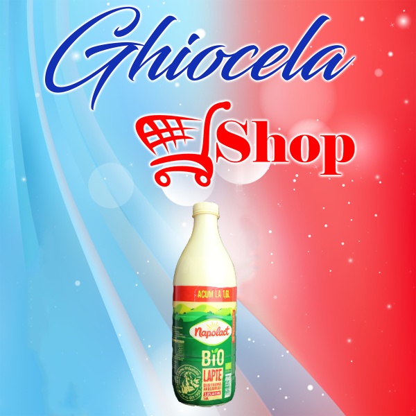 Napolact-Lapte Bio Sticla-1,6L-3,8%