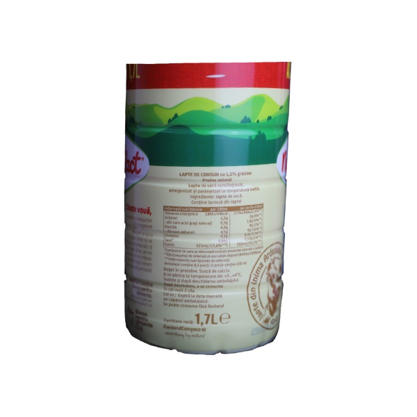 Napolact-Lapte Sticla-1,7L-1,5% Grăsime - imagine 2