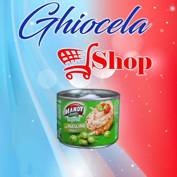 Pate Mandy-200 G-Vegetal Cu Măsline