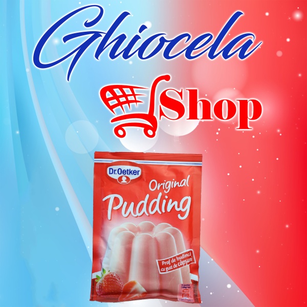 Original Pudding Cu Gust De Capșuni -Dr.Oetker