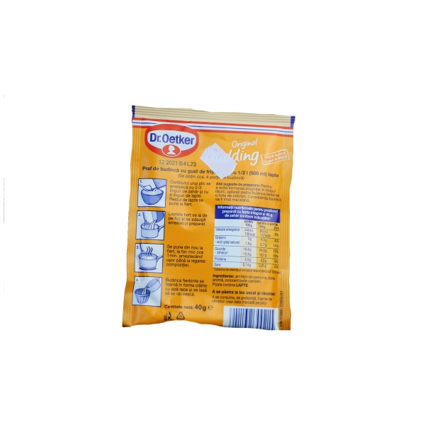 Original Pudding Cu Gust De Frișcă-Dr.Oetker - imagine 2