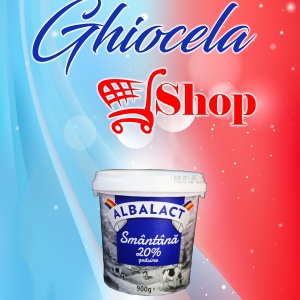 Smântână-900 G-Albalact 20% Grăsime