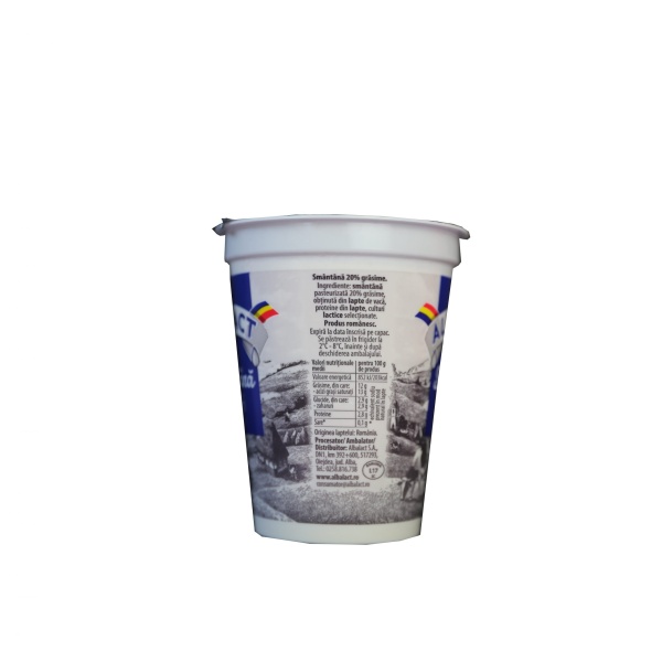 Smântână-400 G-Albalact 20% Grăsime - imagine 2
