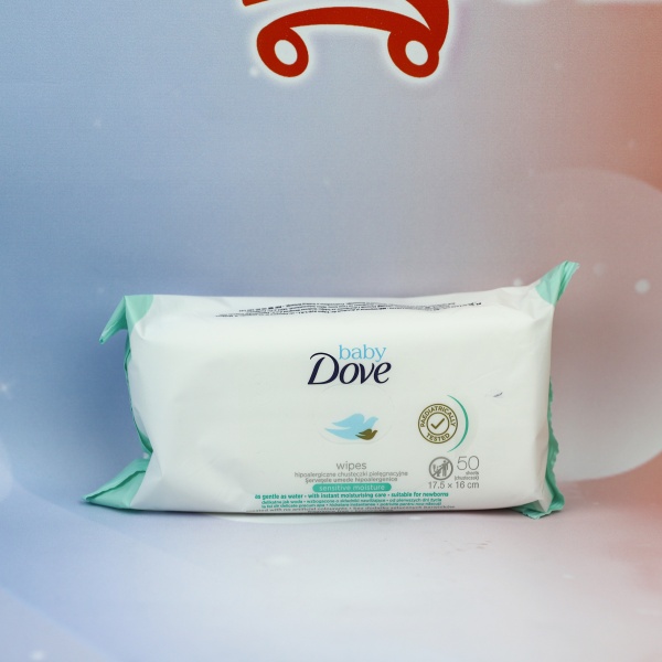 Dove Baby-Servețele Umede Bebeluși-50 De Bucăți - imagine 2