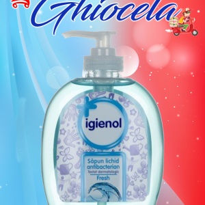 Sapun Lichid Antibacterian Igienol, 300 ml Fresh