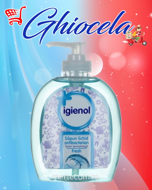 Sapun Lichid Antibacterian Igienol, 300 ml Fresh