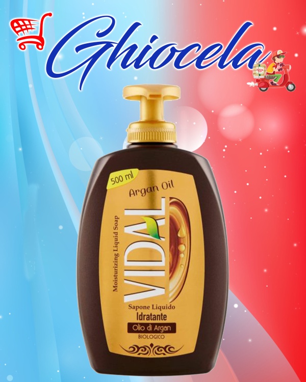 Sapun Lichid hidratant Vidal , 500 ml CU Ulei de Argan Bio