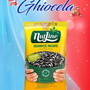 Nutline Seminte negre cu sare , 100g.