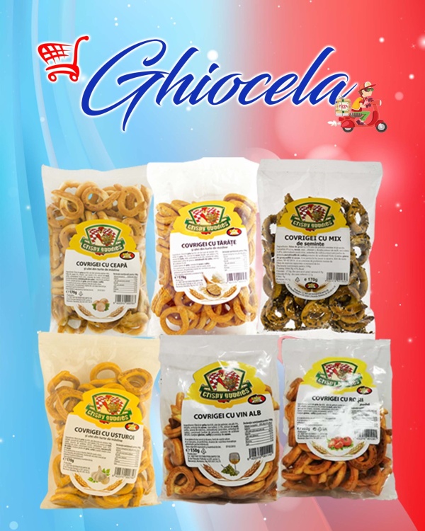 Covrigei Crispy 180g. cu sare