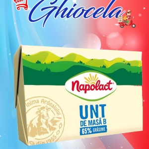 Unt Napolact 65% grasime, 200g.
