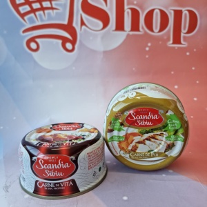 Sibiu Carne in suc propriu-300gr.