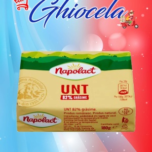 Unt Napolact 82% grasime, 200g.