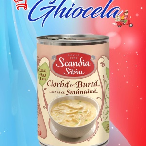 Ciorba de burta dreasa cu smantana Scandia Sibiu, 820g
