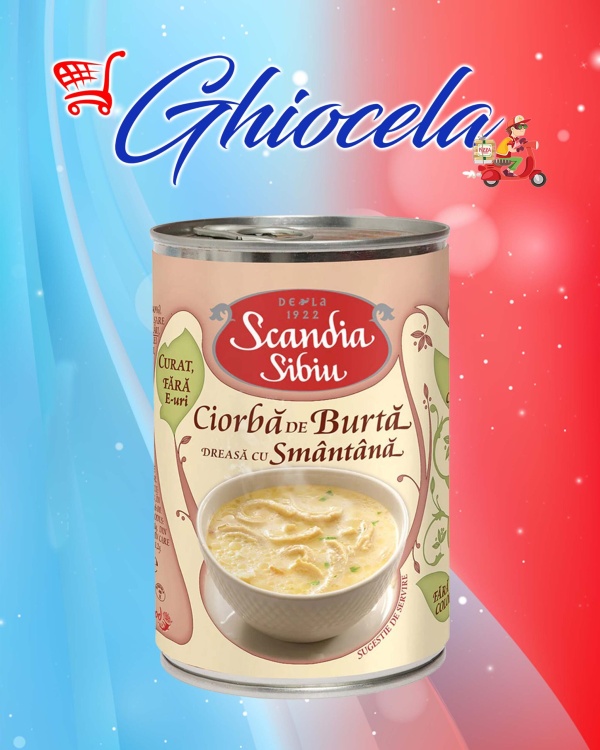 Ciorba de burta dreasa cu smantana Scandia Sibiu, 820g