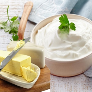 Smântână si unt