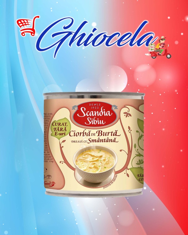 Ciorba de burta dreasa cu smantana Scandia Sibiu, 450g
