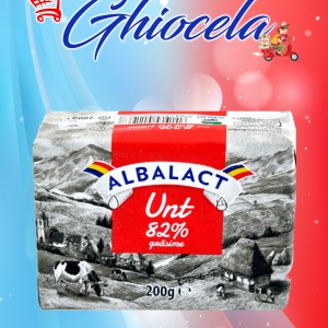 Unt Albalact 82% grasime 200 g.