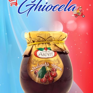 Dulceata de visine Arovit 340gr.