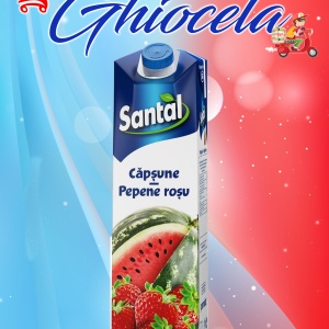 Santal 1L. CAPȘUNI ȘI PEPENE ROȘU