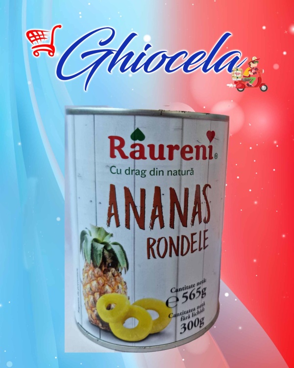 Compot ananas rondele  Raureni, 565g