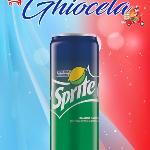 Sprite Lămâie Verde Doze 0.33 L.
