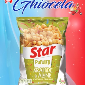 Star 90g. pufuleti arahide si alune