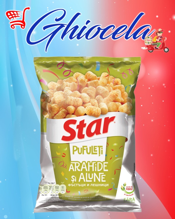 Star 90g. pufuleti arahide si alune