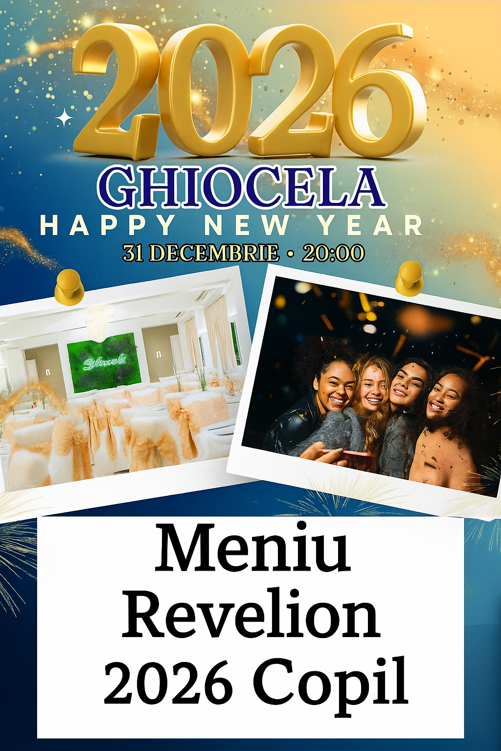 Meniu Revelion 2026 Copil